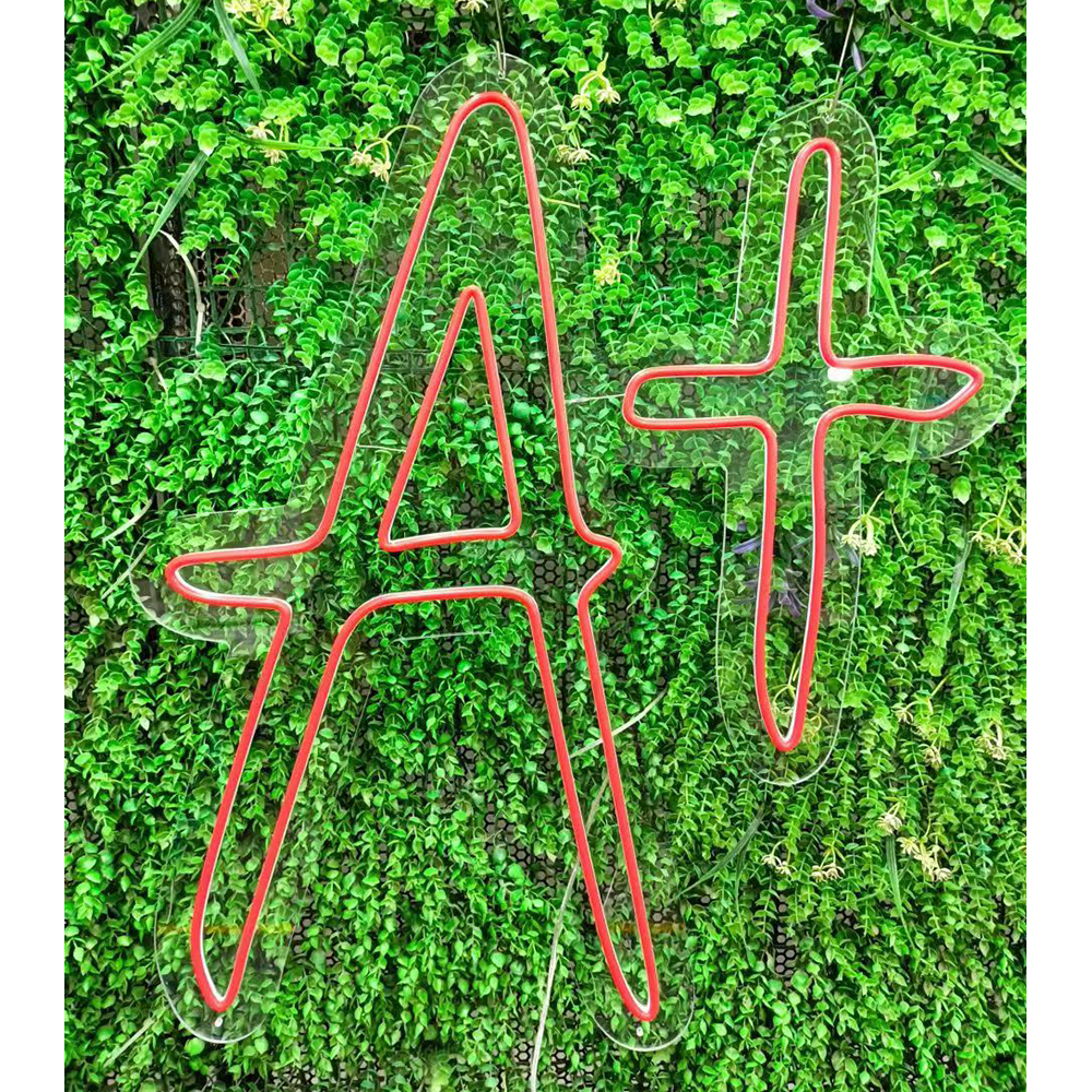 A Plus Mathnasium Big Neon Sign