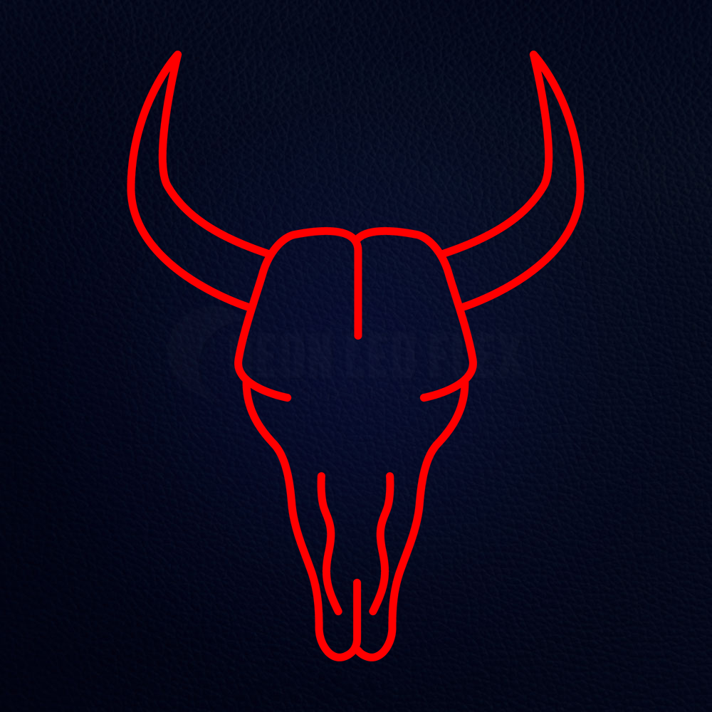 Bull Head Neon Sign