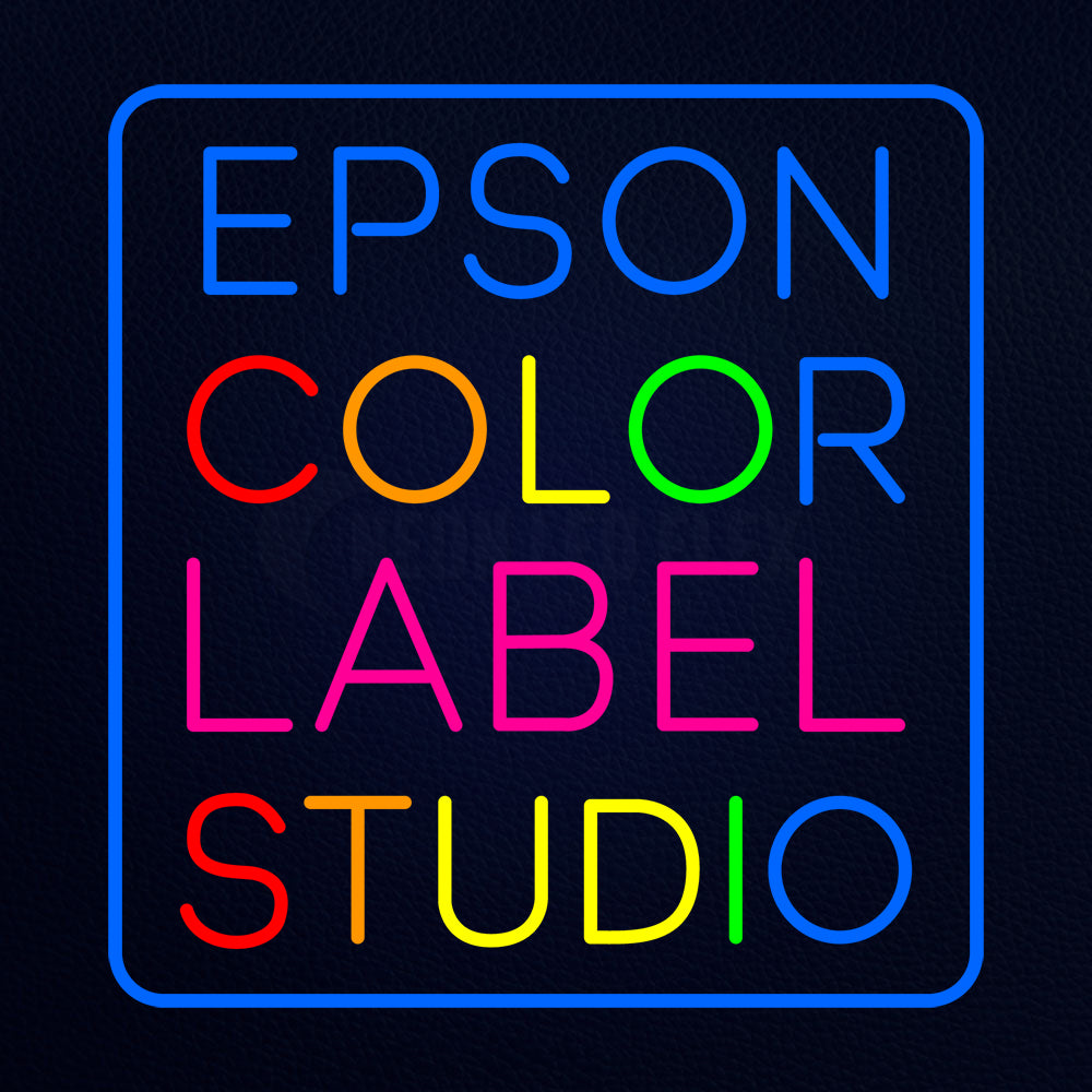 Epson Color Label Studio Neon Sign