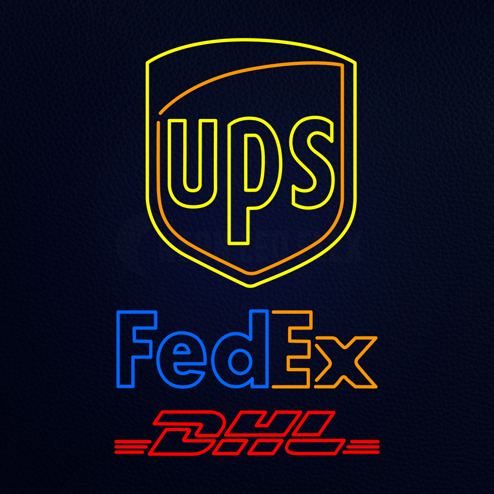 Ups Fedex DHL Neon Sign