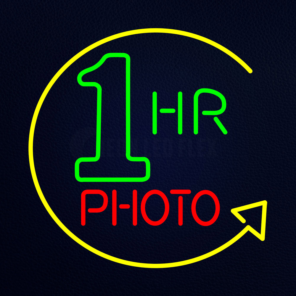 1 Hr Photo Neon Sign – NEON-LEDFLEX