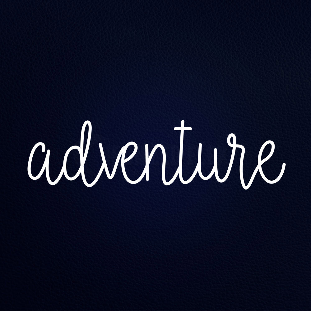 Adventure Neon Flex Sign
