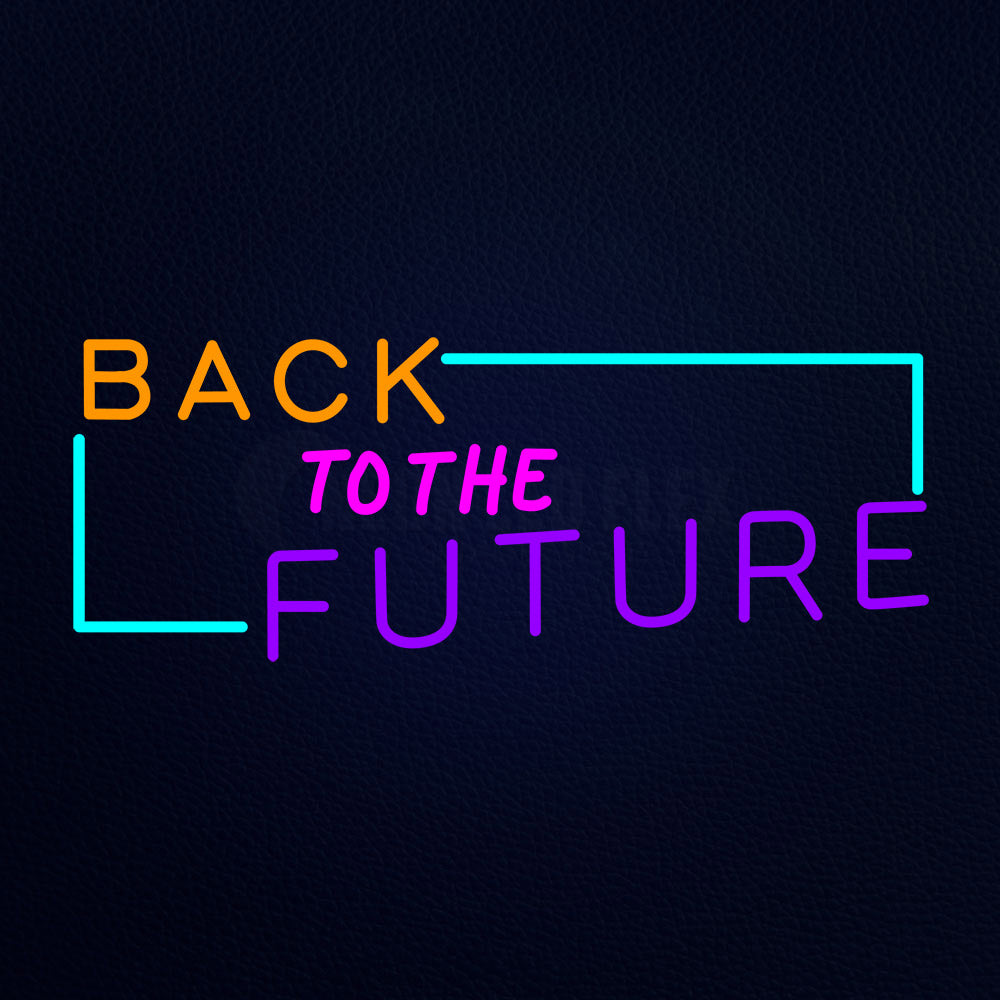 Back To The Future Neon Flex Sign