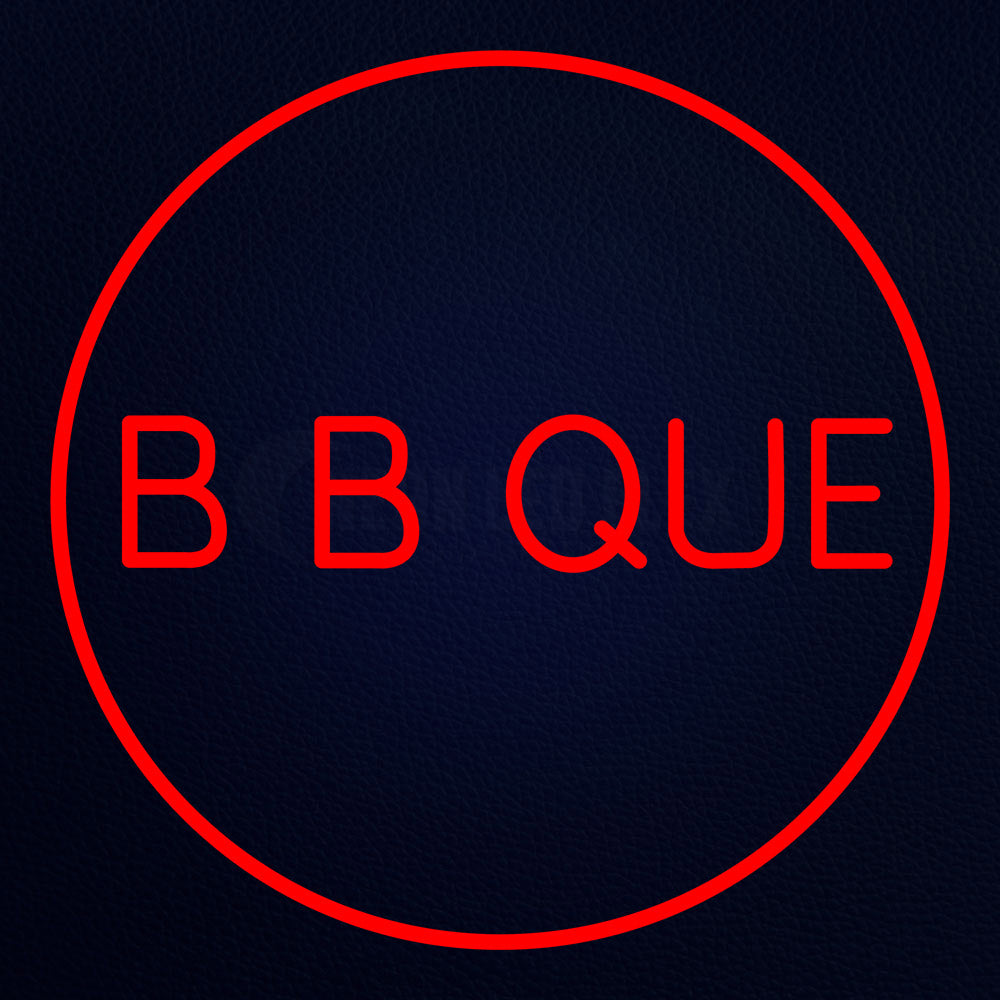 Bb Que Neon Flex Sign