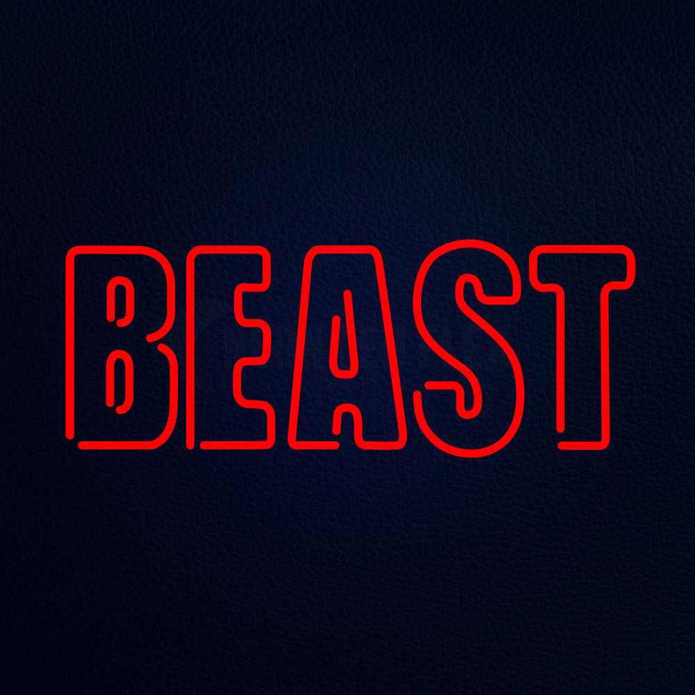 Beast Neon Flex Sign