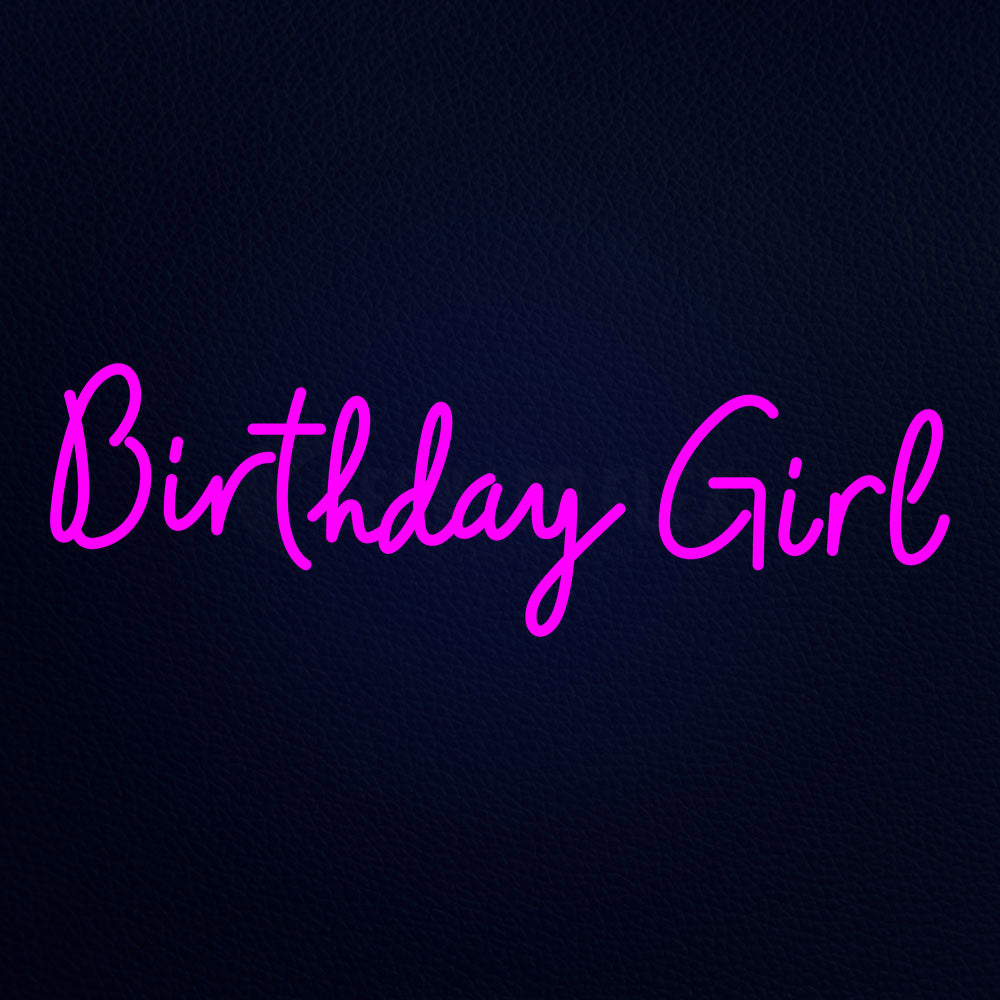 Birthday Girl Neon Flex Sign