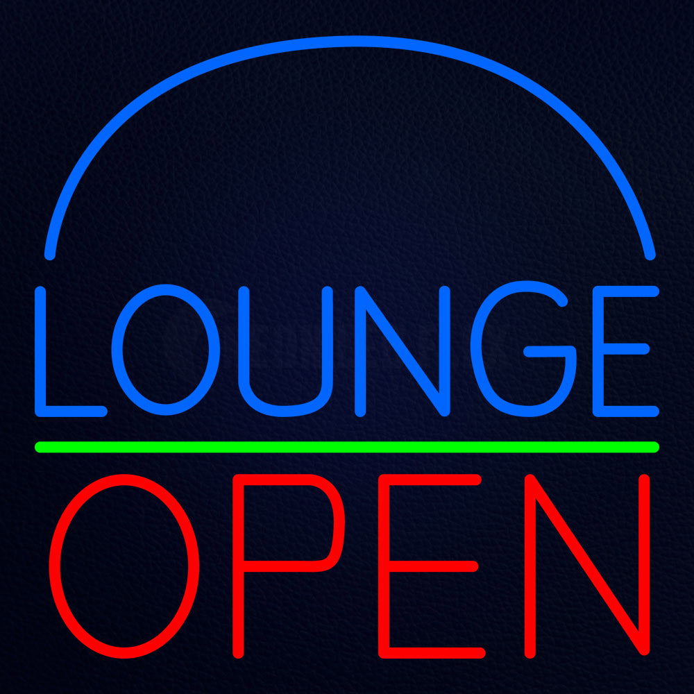 Block Lounge Open Neon Flex Sign