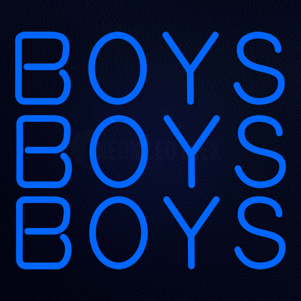 Boys neon sign 2025