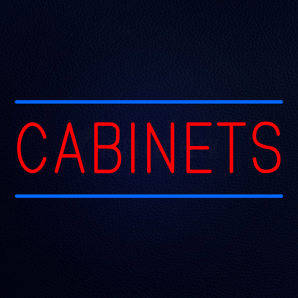 Cabinets Neon Flex Sign