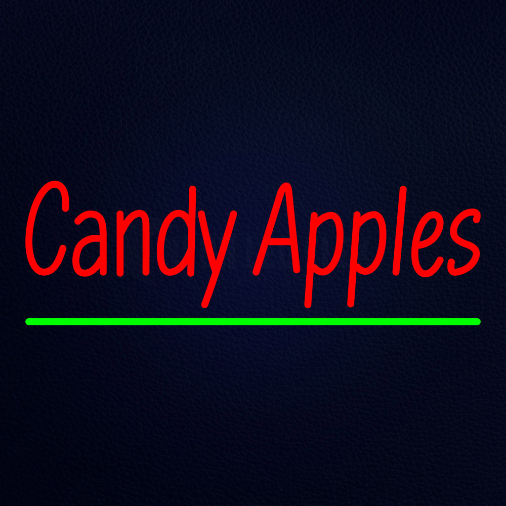 Candy Apples Neon Flex Sign