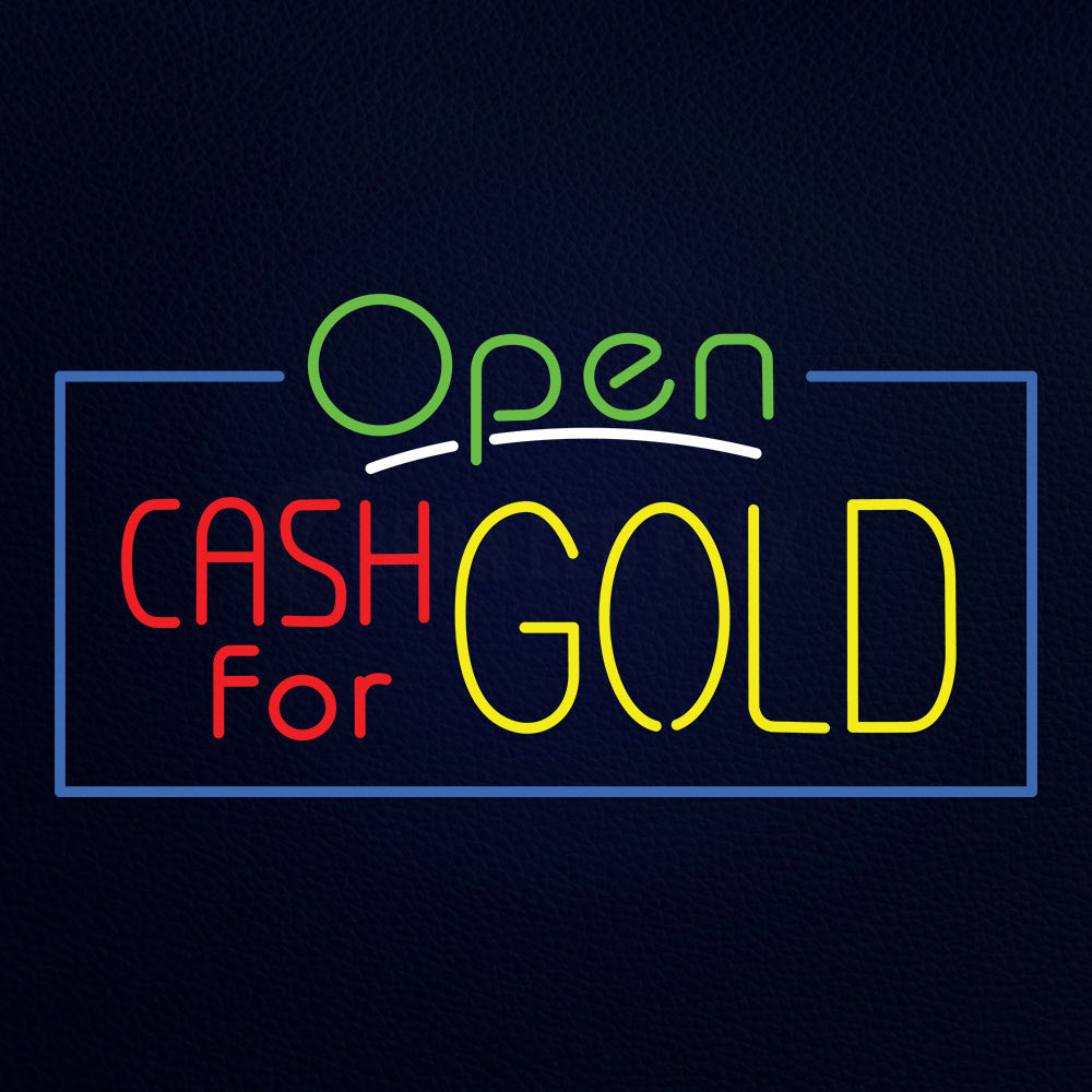 Cash For Gold Neon Flex Sign