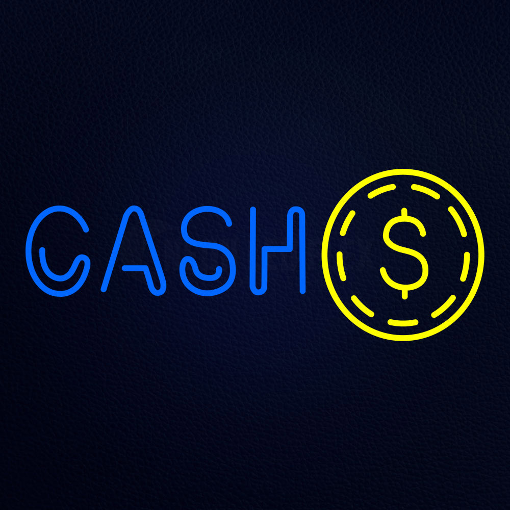 Cash Neon Flex Sign