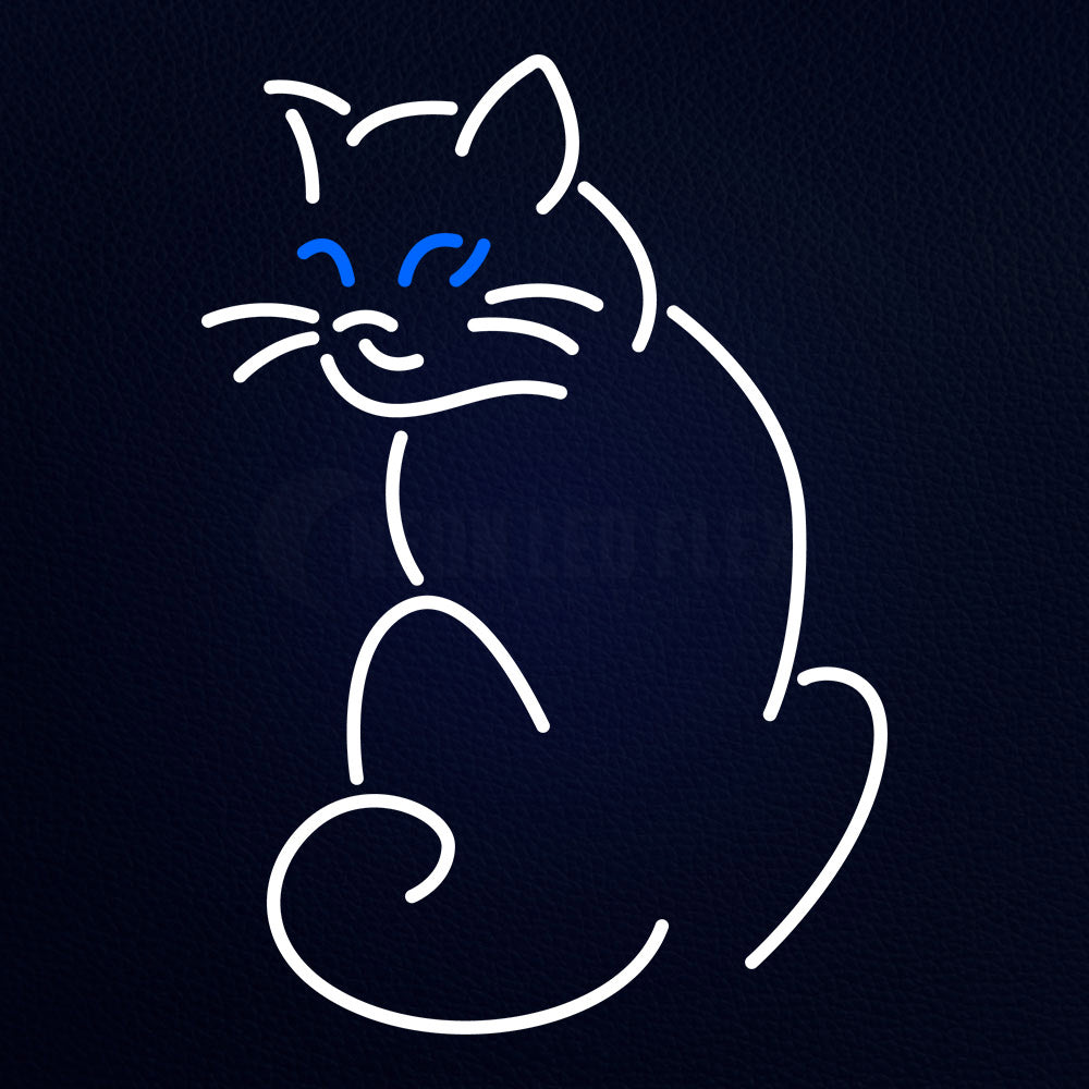 Cat Home Special Neon Flex Sign
