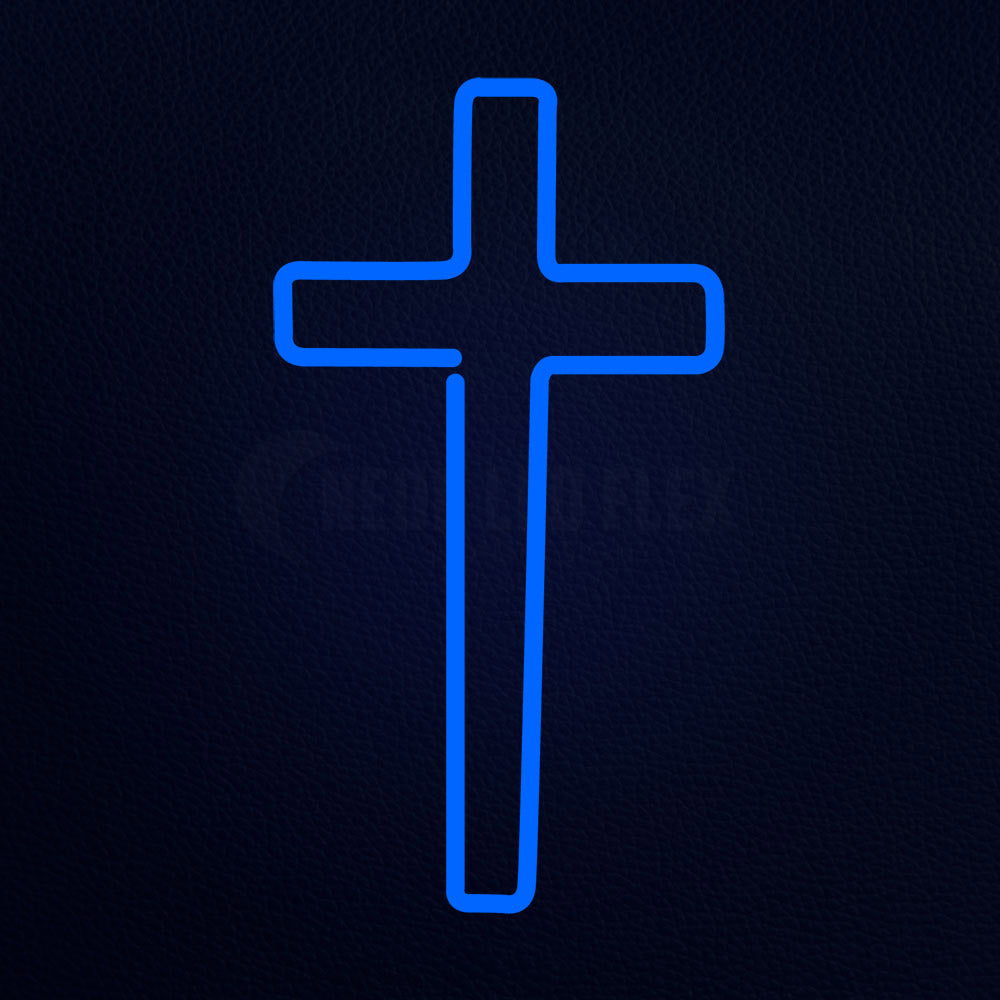 Christian Cross Neon Flex Sign