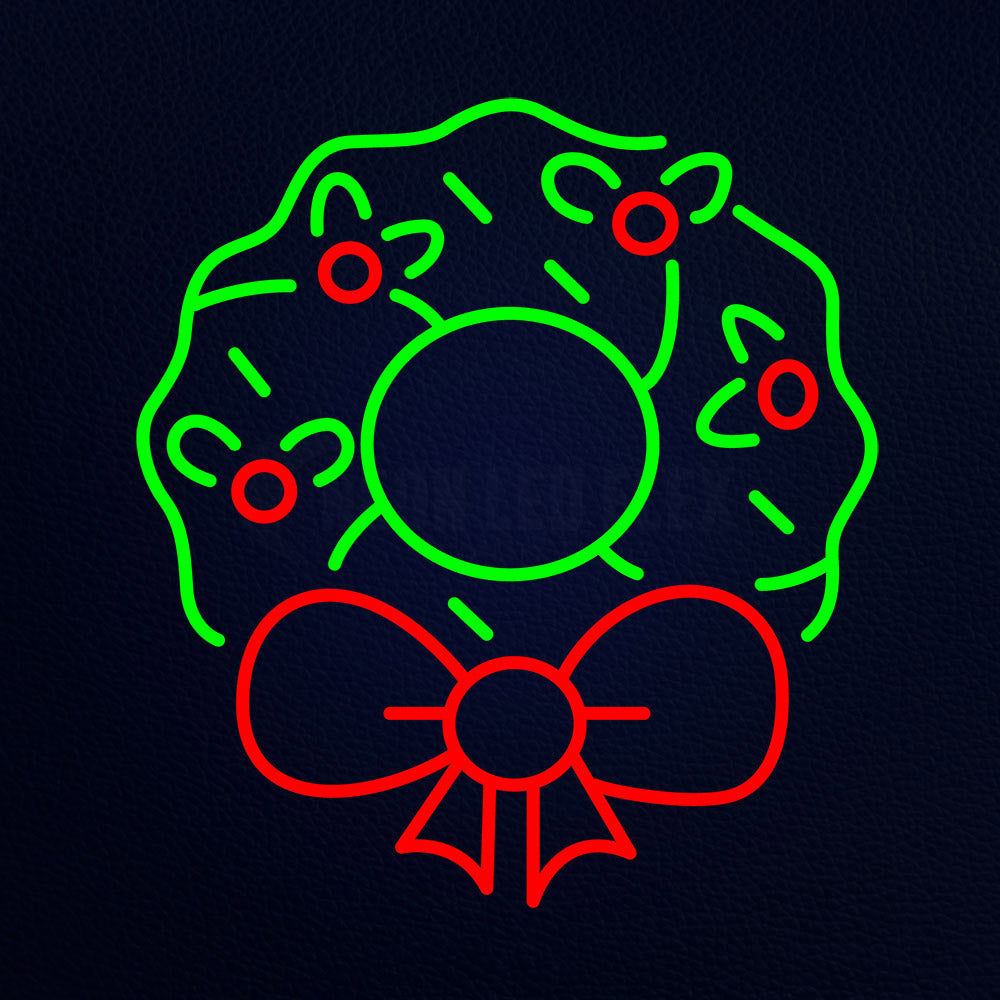 Christmas Flower Neon Flex Sign