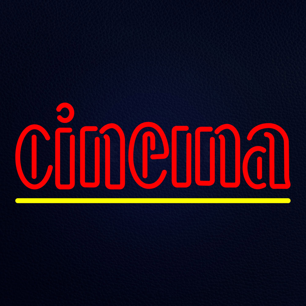 Cinema With Line Neon Flex Sign