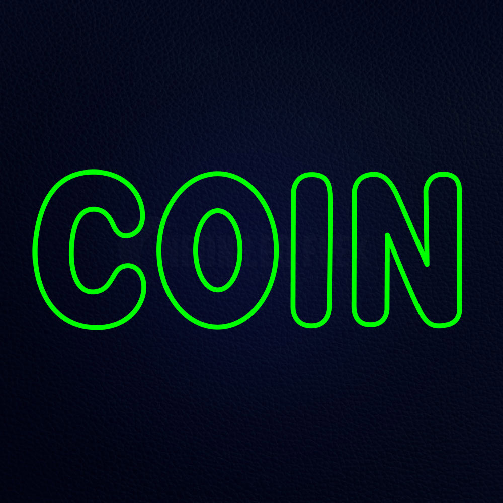 Coin Neon Flex Sign