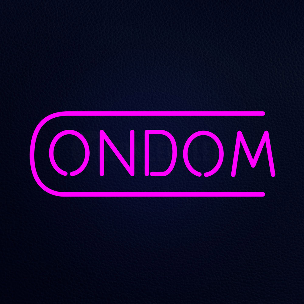 Condom Neon Flex Sign
