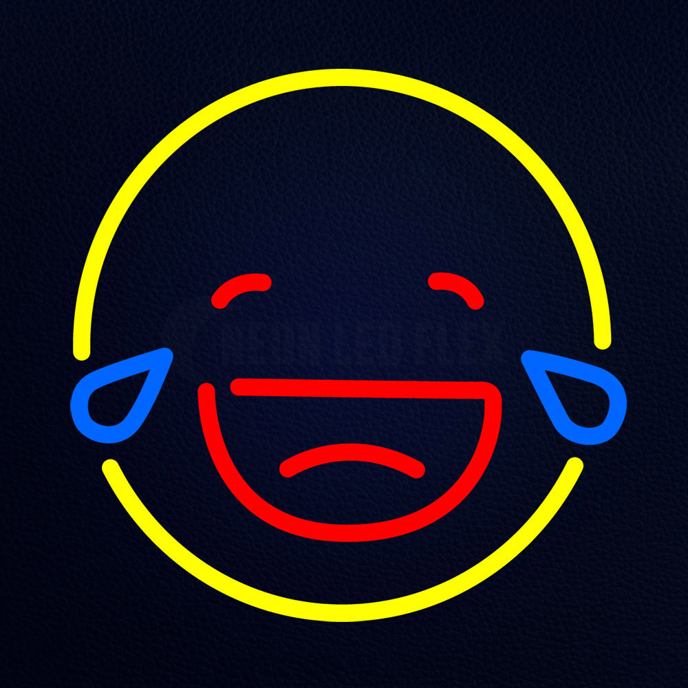 Crying Emoji Neon Flex Sign