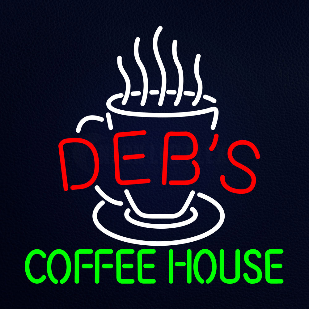 Debs Coffee House Neon Flex Sign