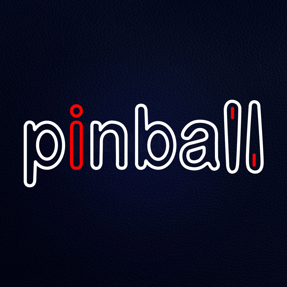 Double Stroke Pinball Neon Flex Sign