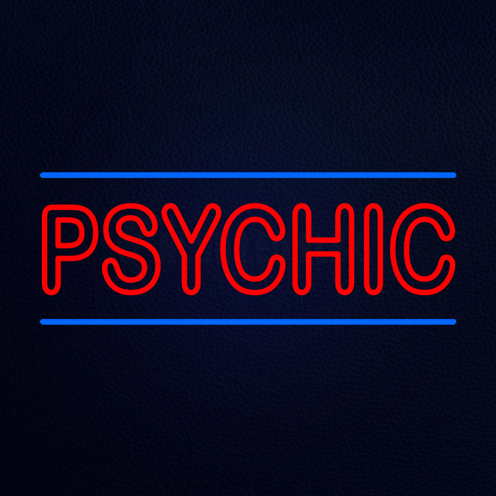 Double Stroke Psychic Neon Flex Sign