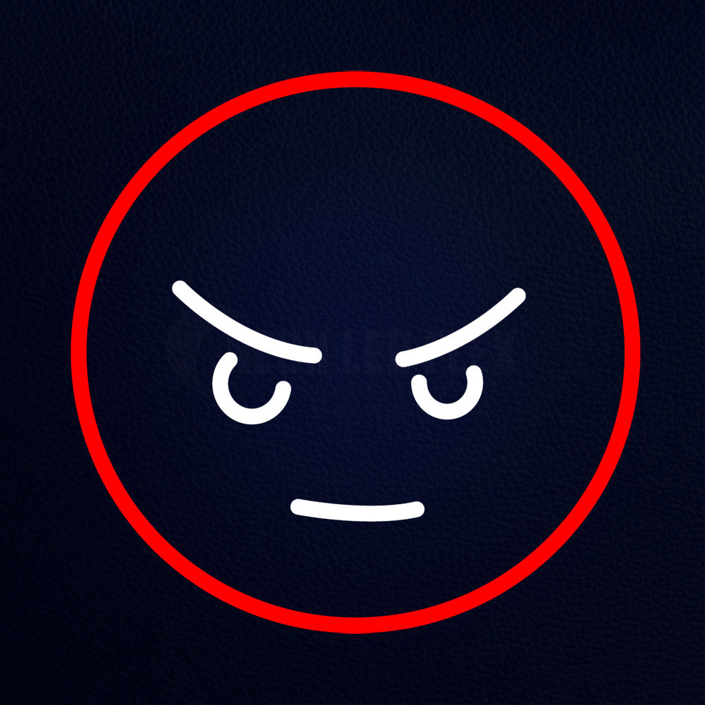 Engry Emoji Neon Flex Sign