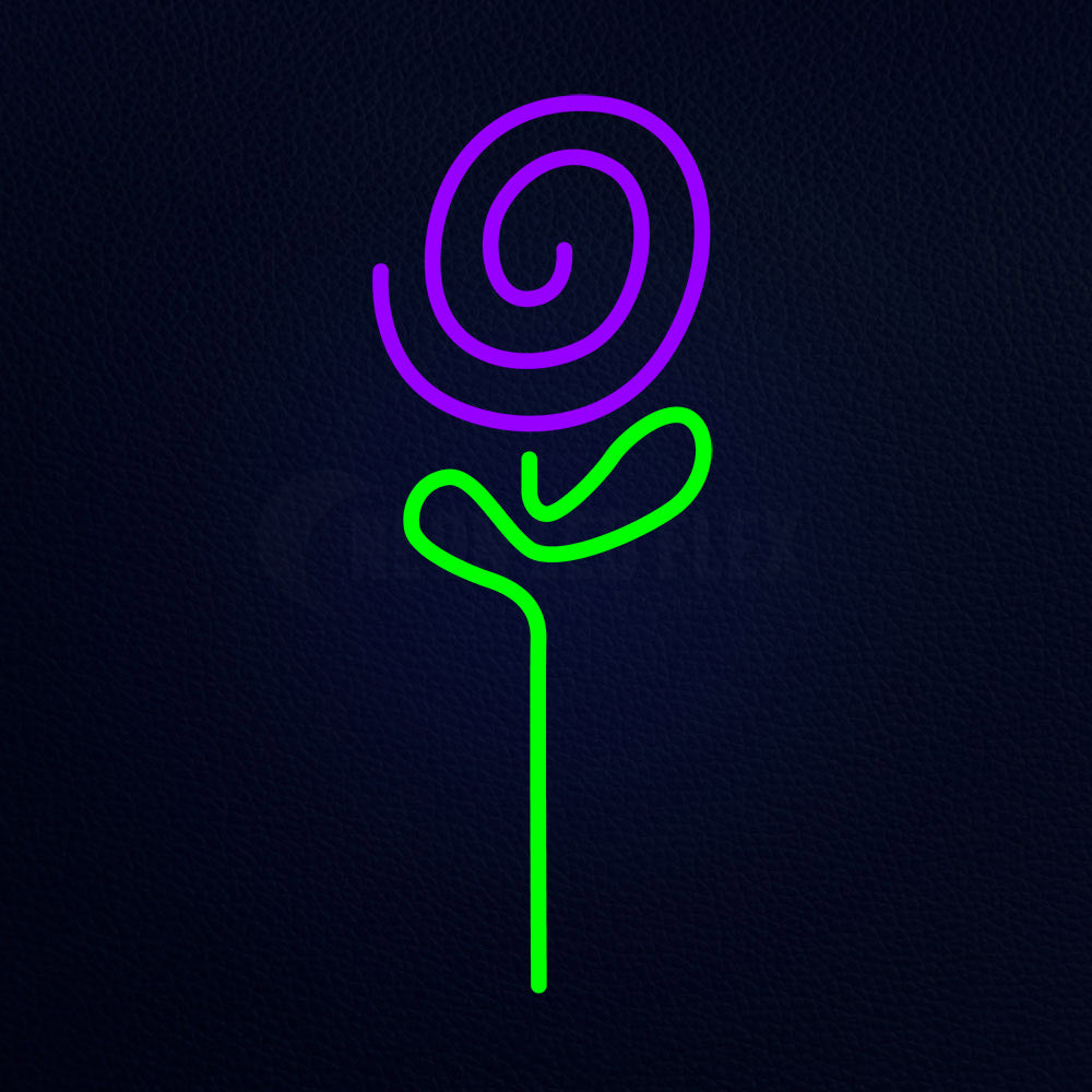 Flower Logo Neon Flex Sign