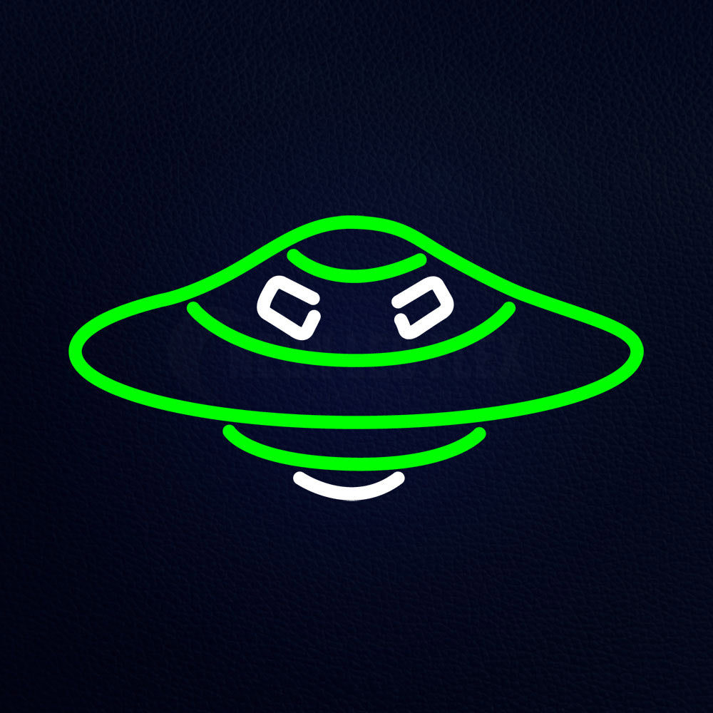 Flying Saucer Ufo Neon Flex Sign