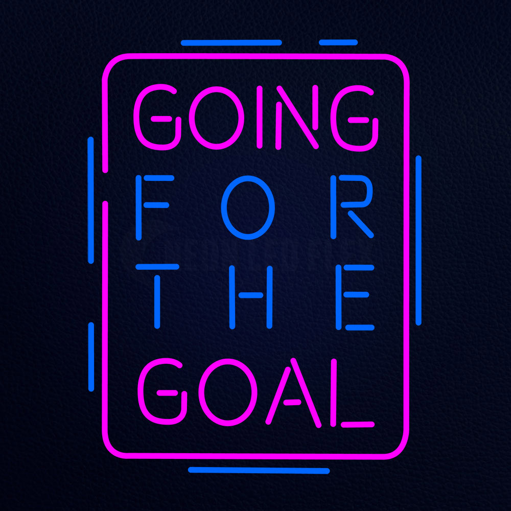 Going For The Goal Neon Flex Sign