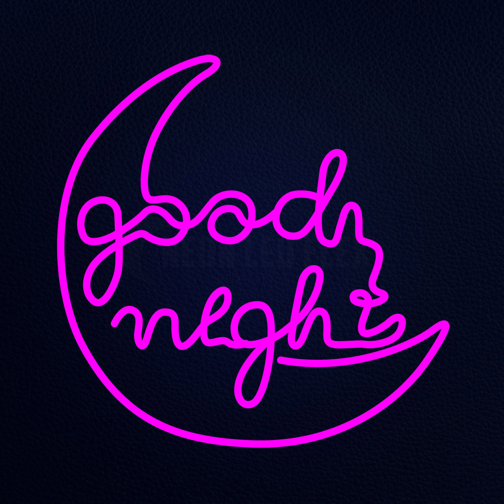Good Night Neon Flex Sign