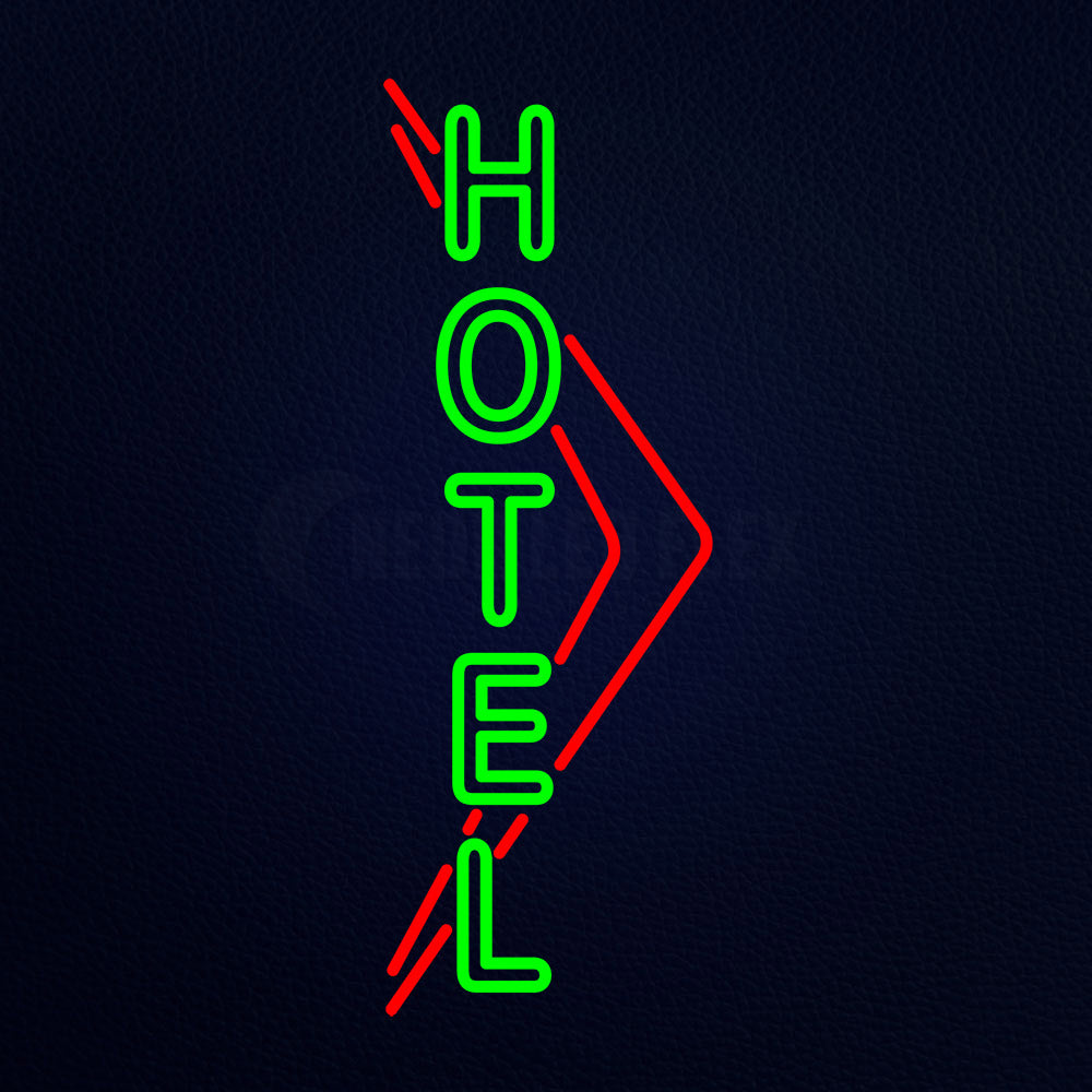 Green Hotel Neon Flex Sign