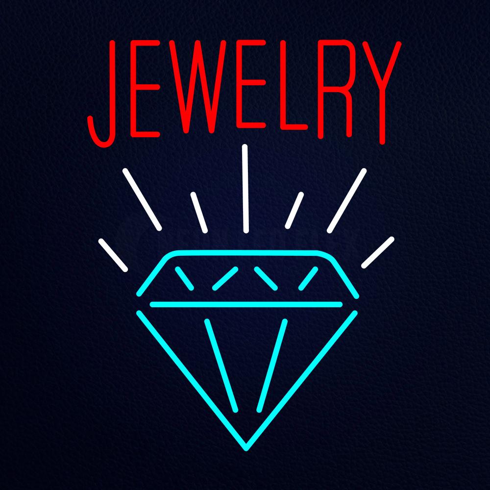 Jewelry Repair Logo Neon Flex Sign