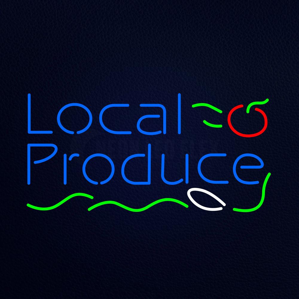 Local Produce Catering Neon Flex Sign