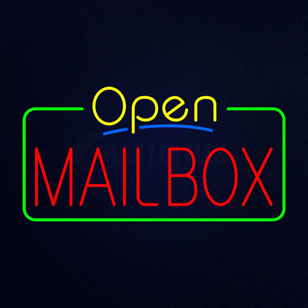 Mailbox Open Neon Flex Sign