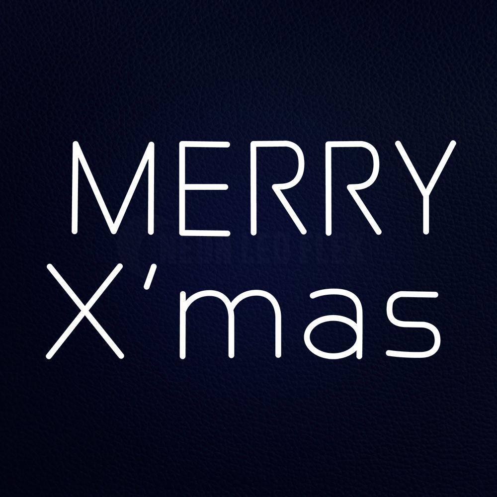 Merry Xmas Neon Flex Sign