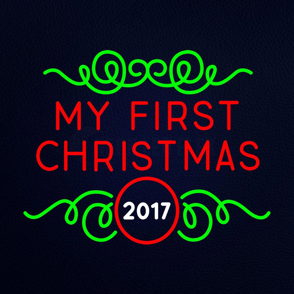 My First Christmas Neon Flex Sign