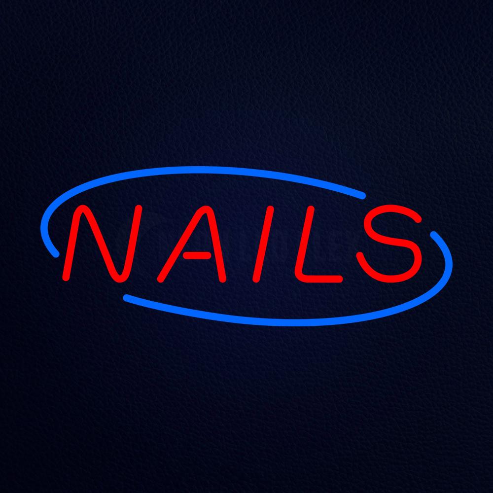 Nails Super Sized Deco Neon Flex Sign