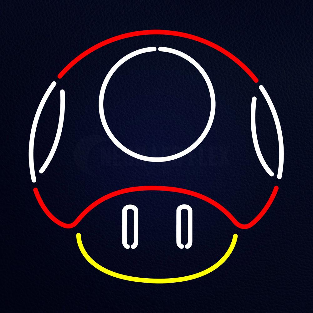 New Nintendo Mario Mushroom Neon Flex Sign