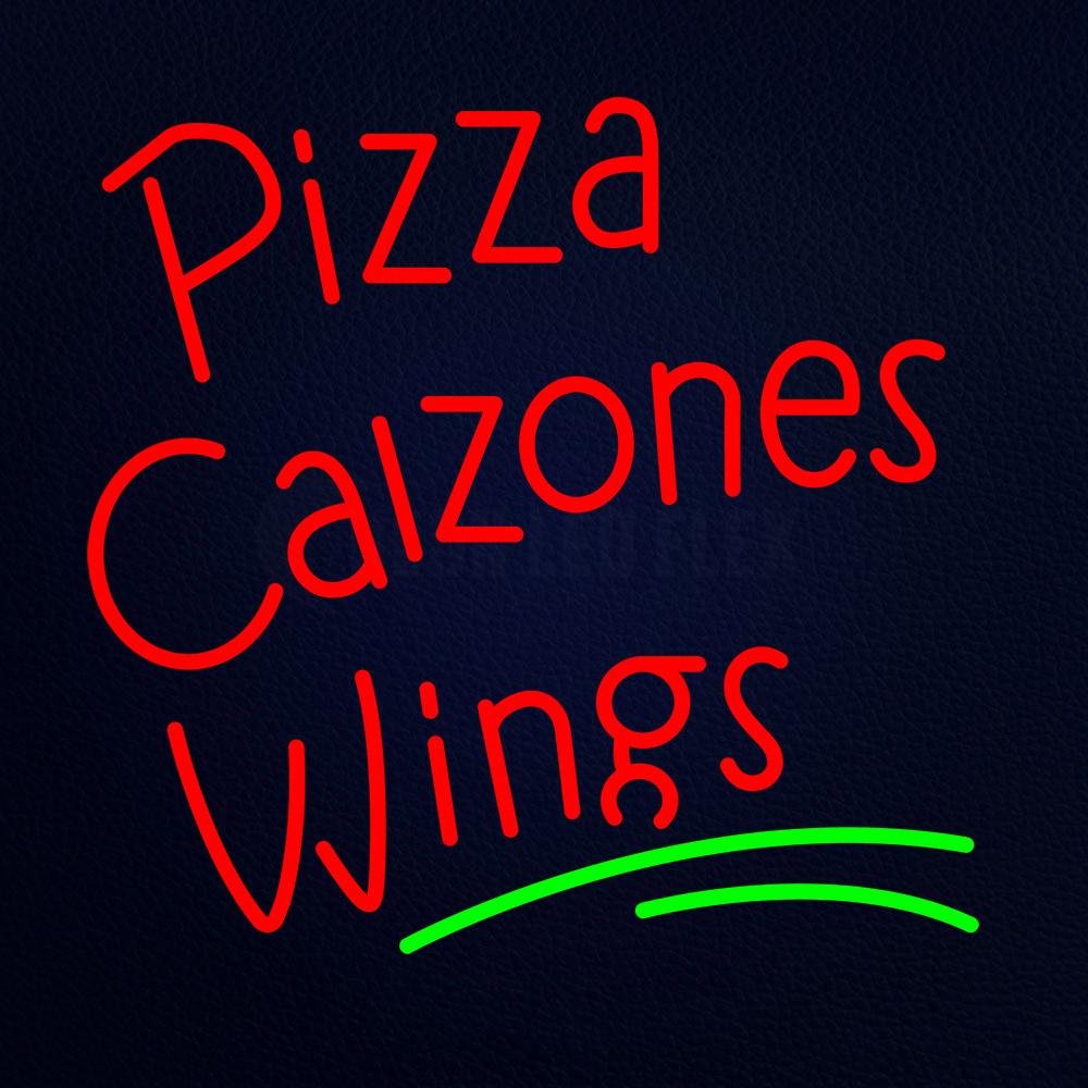 Pizza Calzones Wings Neon Flex Sign