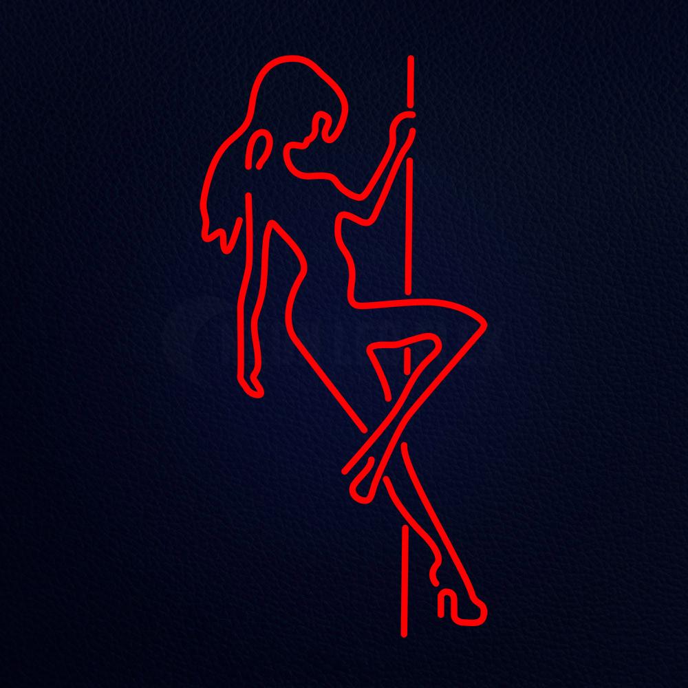 Pole Dance Girl Strip Club Neon Sign – NEON-LEDFLEX