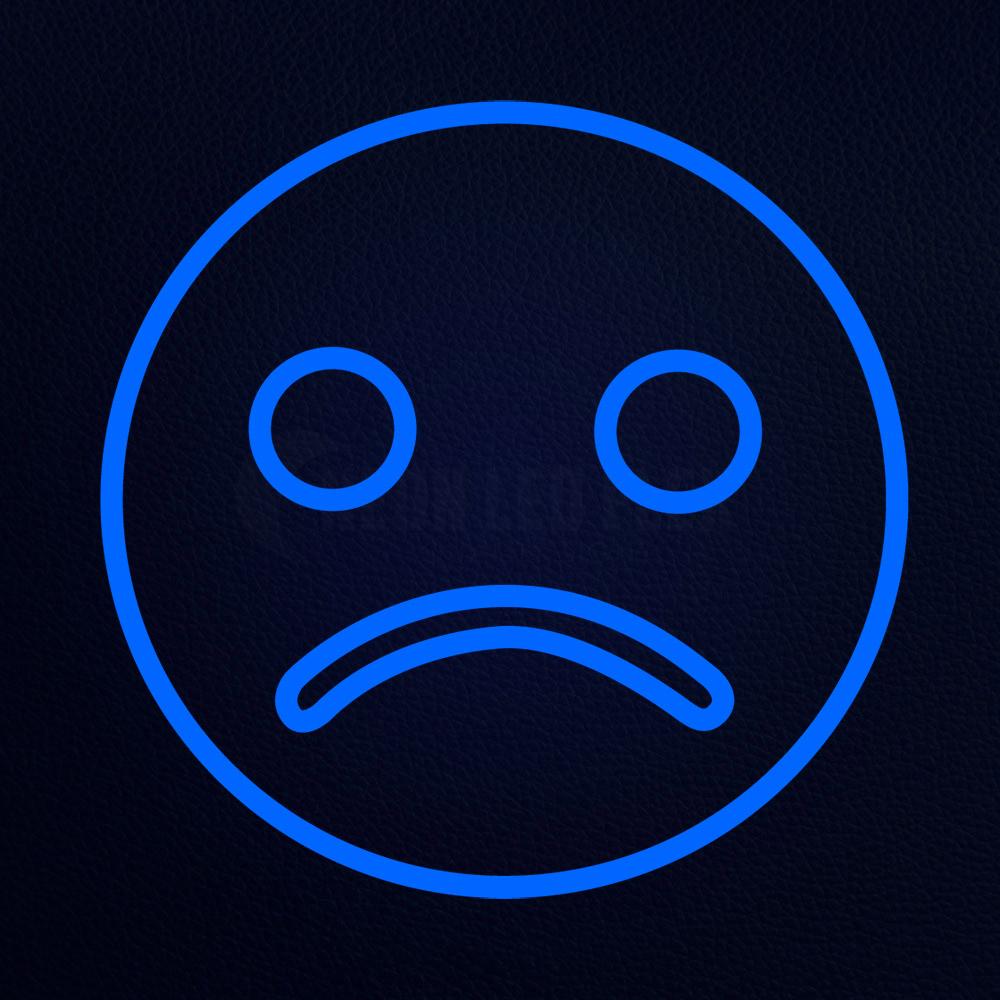 Sad Face Emoji Neon Sign – NEON-LEDFLEX