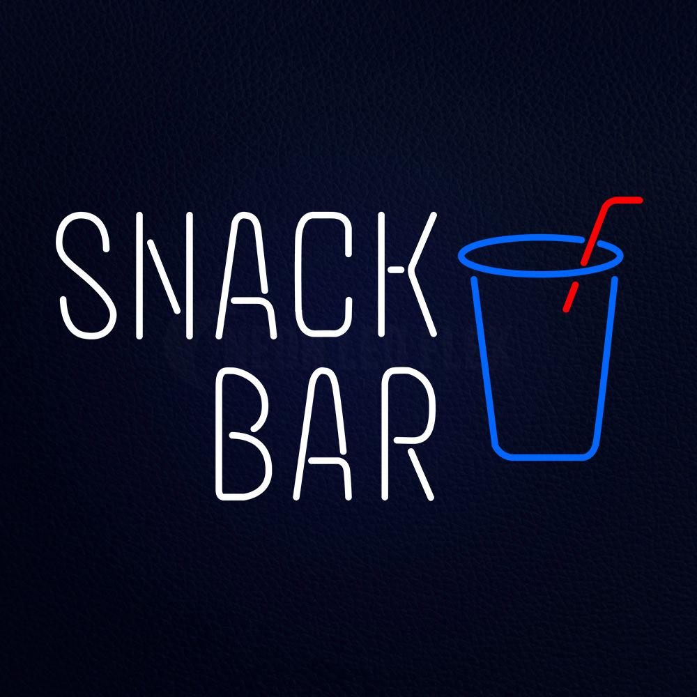 Snack Bar Neon Flex Sign