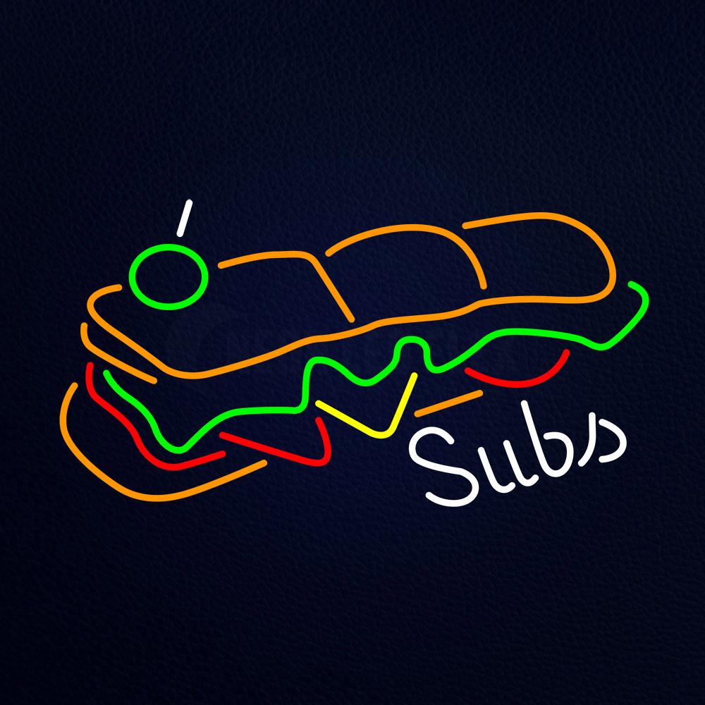 Sub Sandwiches Neon Sign