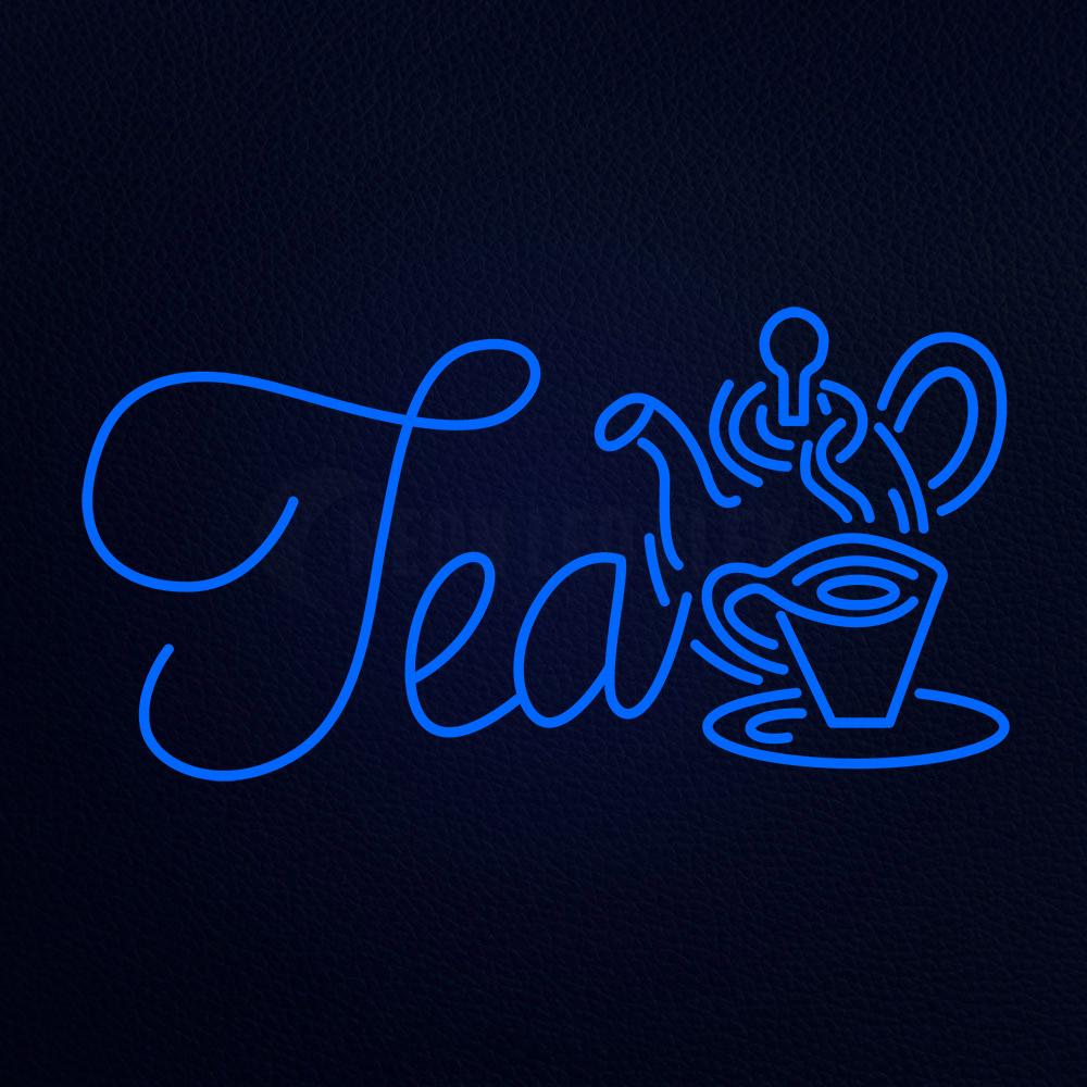 Tea With Cup and Teapot Neon Flex Sign