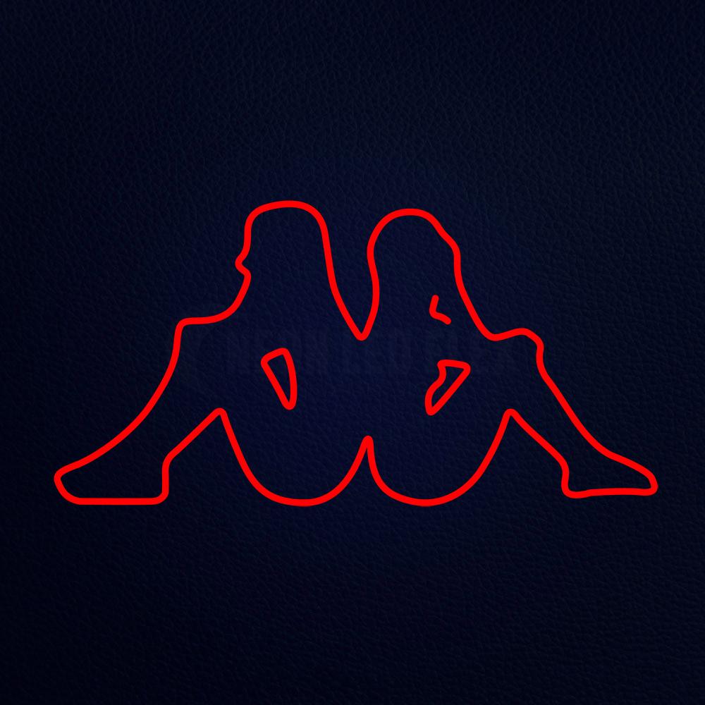Two Men Talk Neon Flex Sign