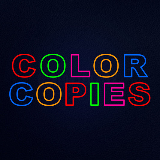 Color Copies LED Neon Sign