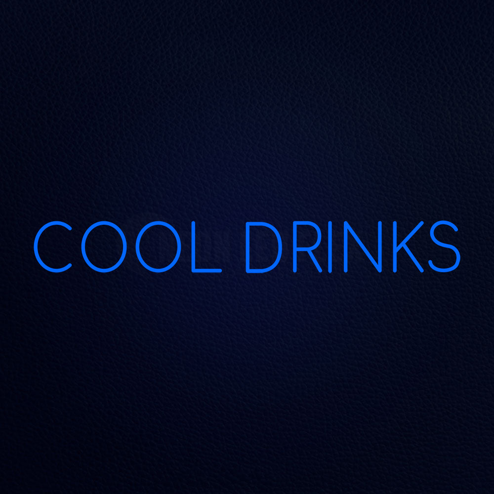 Cool Drinks LED Neon Sign