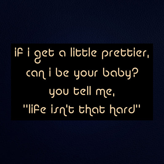 Custom Little Prettier Your Baby Warm White Neon Sign