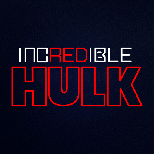 Custom Incredible Hulk Neon Sign